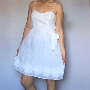 As U Wish White Sundress